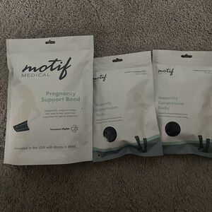 Motif Medical Pregnancy Support Band and Maternity Compression Socks
